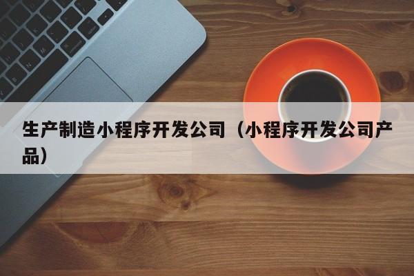 生产制造小程序开发公司（小程序开发公司产品）