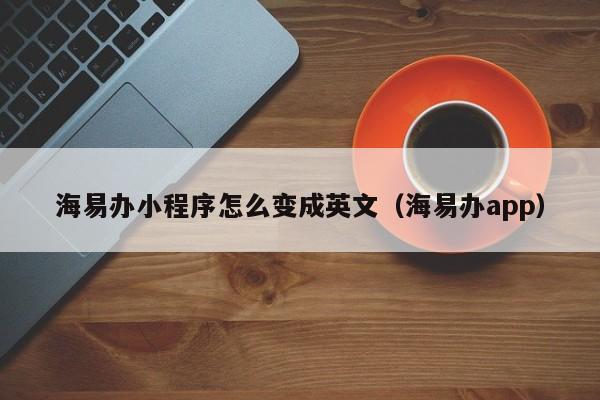 海易办小程序怎么变成英文（海易办app）