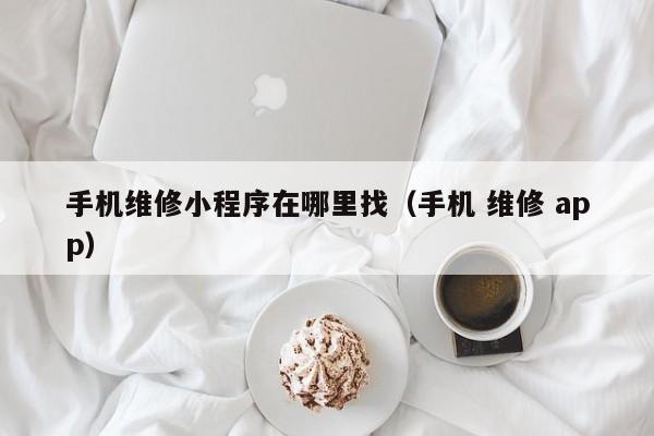 手机维修小程序在哪里找（手机 维修 app）