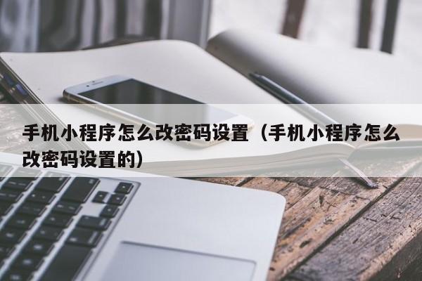 手机小程序怎么改密码设置（手机小程序怎么改密码设置的）