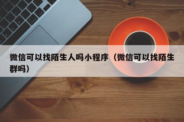 微信可以找陌生人吗小程序（微信可以找陌生群吗）