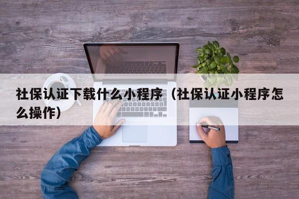 社保认证下载什么小程序（社保认证小程序怎么操作）