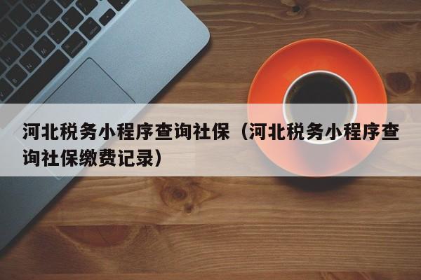 河北税务小程序查询社保（河北税务小程序查询社保缴费记录）