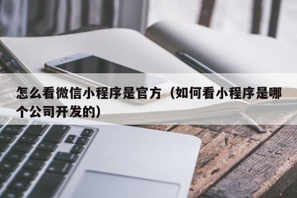 怎么看微信小程序是官方（如何看小程序是哪个公司开发的）