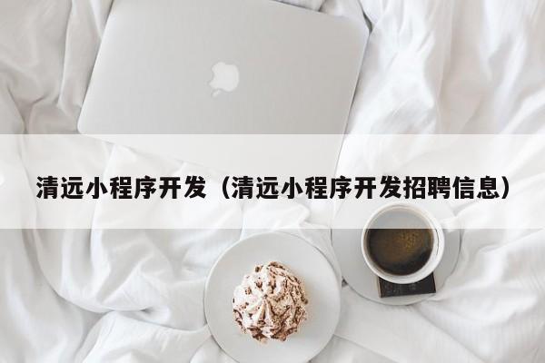 清远小程序开发（清远小程序开发招聘信息）