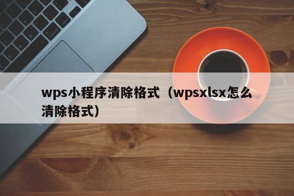 wps小程序清除格式（wpsxlsx怎么清除格式）