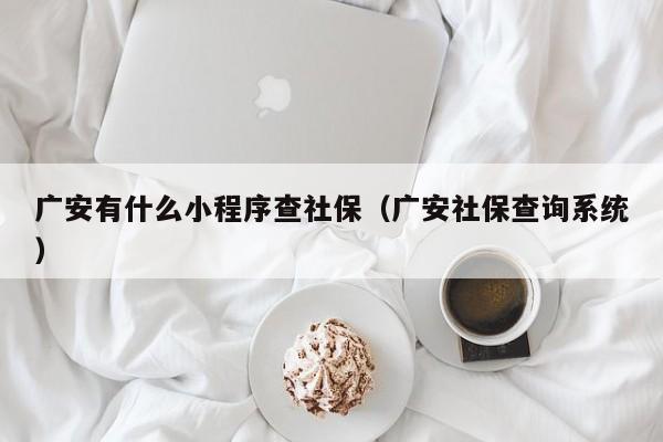 广安有什么小程序查社保（广安社保查询系统）