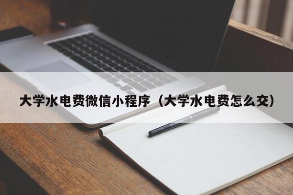 大学水电费微信小程序（大学水电费怎么交）