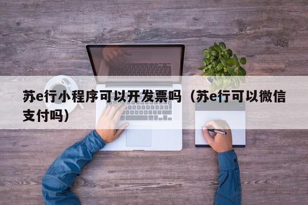 苏e行小程序可以开发票吗（苏e行可以微信支付吗）