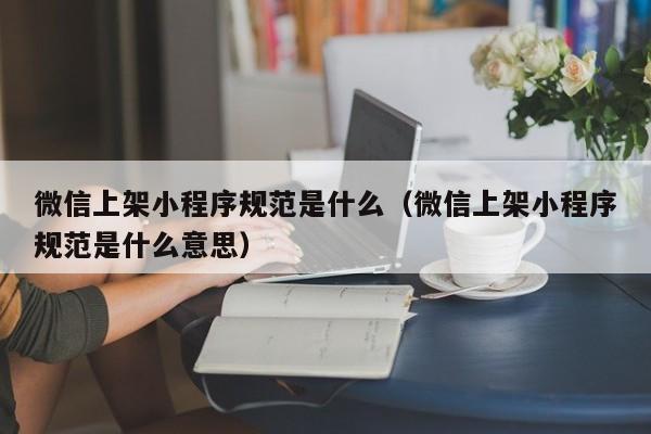 微信上架小程序规范是什么（微信上架小程序规范是什么意思）