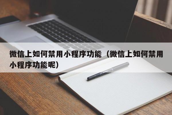 微信上如何禁用小程序功能（微信上如何禁用小程序功能呢）