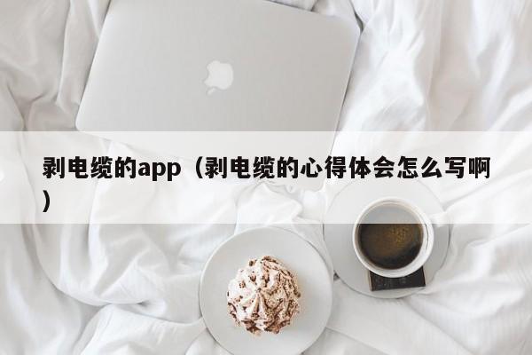 剥电缆的app（剥电缆的心得体会怎么写啊）